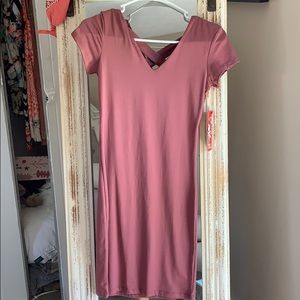 Hott kiss mauve dress